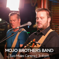 Mojo Brothers perform at Two Mules 3 pm