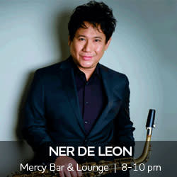 Ner DeLeon saxophonist performs at Mercy Bar & Lounge 9 pm