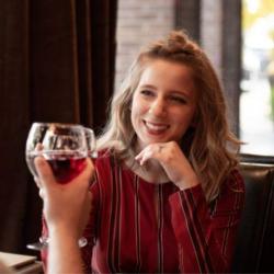 people drinking wine