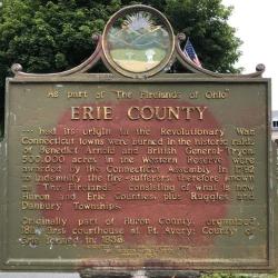 Erie County historical marker