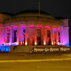 Merry-Go-Round Museum Halloween exterior