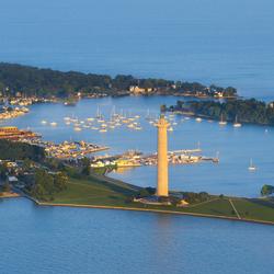 Put-in-Bay Sunset Aerial