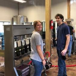 Crooked Tree Vineyard bottling