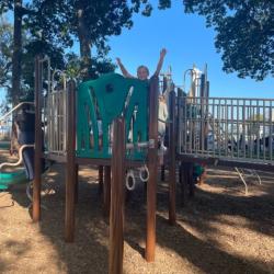 DeRivera Park Put-in-Bay playground happy kid