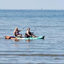 ladies kayaking