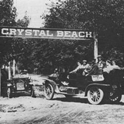 Vermilion Crystal Beach entrance, historical