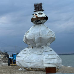 Burning Snowman