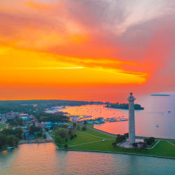 Copy of Put-In-Bay Aerial Sunset