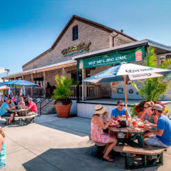 West Bay Kelleys Island outdoor patio dining