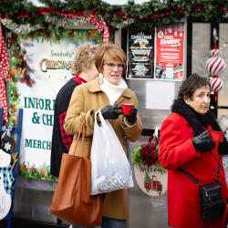 Sandusky Christmas Market shoppers