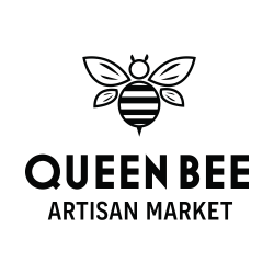 Logo for the Queen Bee Artisan Market