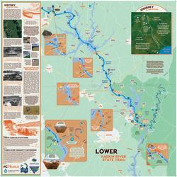 Yadkin River State Trial Map Brochure Page 2