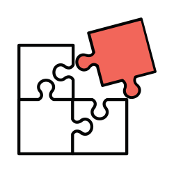 Jigsaw puzzle graphic