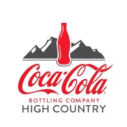 The logo of Coca-Cola High Country Bottling Company