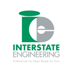 The logo of Interstate Engineering linking to its website