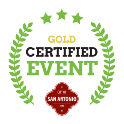 Logo Green Events Gold light background