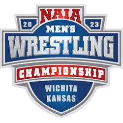 The NAIA Men's Wrestling Championship logo