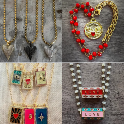 heart shaped jewelry from Collage