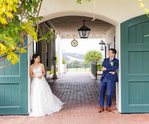 A couple getting married at Wedgewood Weddings in Gilroy, CA