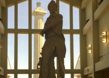 Statue inside Perry’s Victory and International Peace Memorial