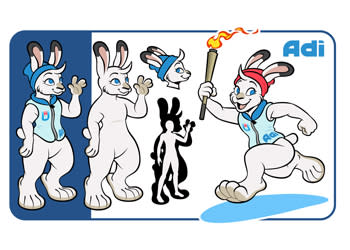 Bunny mascot