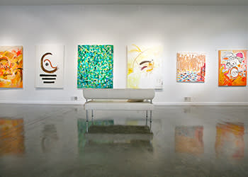 DM Weil Gallery Interior art exhibits