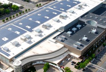 Salt Palace Convention Center Rooftop Solar Panels