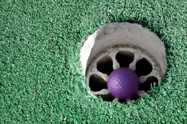 Miniature Golf Putt