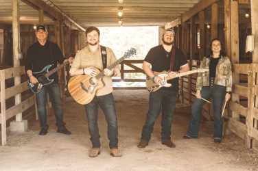 2Digh4 Band Members Posed Shot in barn