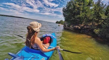 Lake McMurtry kayaking