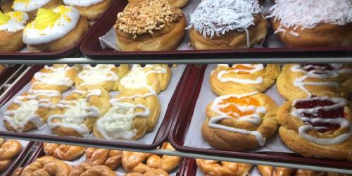 Concannon's pastries on display for customers.