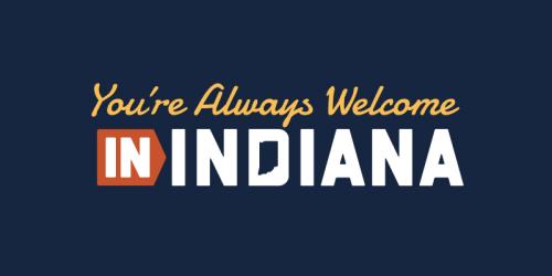 You're Always Welcome IN Indiana Logo