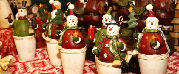 Snowmen cuties sold in a local Athens shop