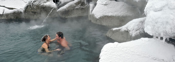 Winter in Fairbanks at Chena Hot Spring Resort