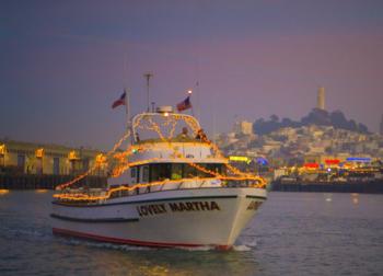 Annual Boat Parade: Lovely Martha in Fisherman's Wharf San Francisco