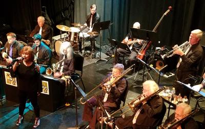 McKinney Dance Band onstage at MPAC