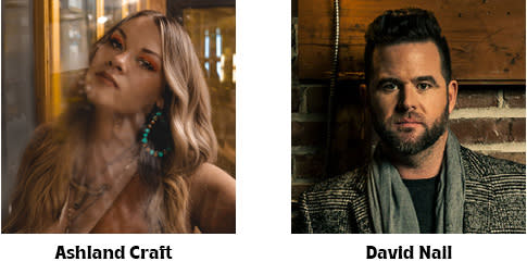 Ashland Craft (L) and David Nail (R)