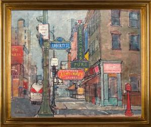 Liberty Street, 1952, by Paul Parker