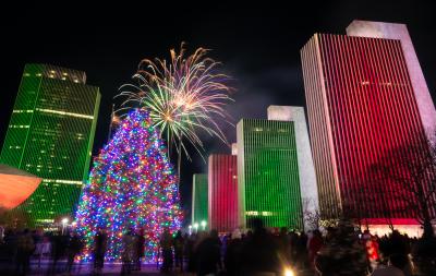 New York State Holiday Tree Lighting at Empire State Plaza