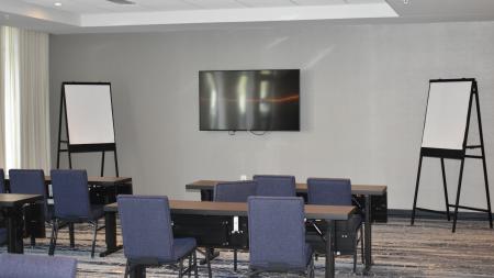 Meeting room inside the Courtyard by Marriott in Plainfield.