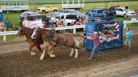 The horse pulls at North Salem Old Fashion Days are a fan favorite. (Photo by North Salem Old Fashion Days on Facebook)