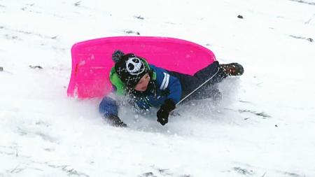 Sledding in Hendricks County