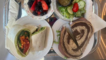 Lunch served at Ms. B's Teas (Photo courtesy of Ms. B's Teas Facebook)