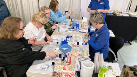 Rubber Stamp and Scrapbook Convention in Danville