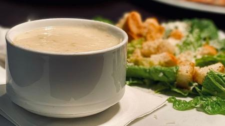 Charbonos chicken velvet soup (Photo courtesy of Charbonos Facebook page)