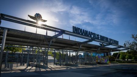 Indianapolis Motor Speedway entrance (Photo courtesy of the Indianapolis Motor Speedway Facebook page)