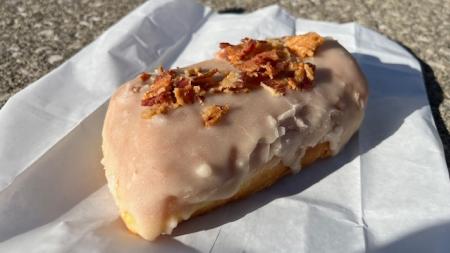 Maple Bacon Donut from Carl's Donuts in Avon, IN