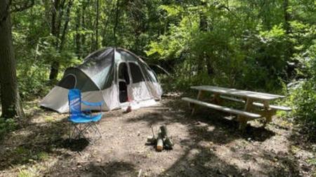 Pecar Park Camping (Photo Courtesy Washington Township Park, Pecar Park)