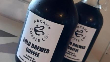Cold Brew growlers from Arcane Coffee