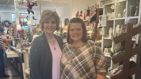 Dawn Johnson, owner of Mary & Martha Home and Sarah Chastain, general manager Mary & Martha